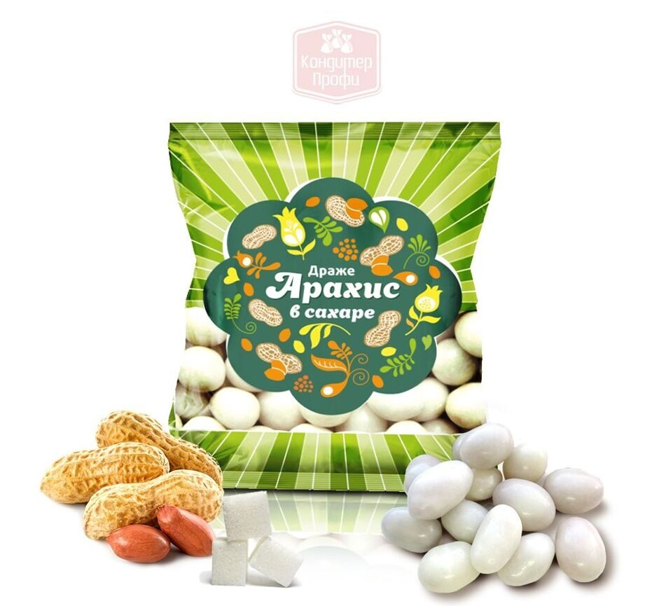 Dragee Peanuts in Sugar (200 gr, 500 gr)